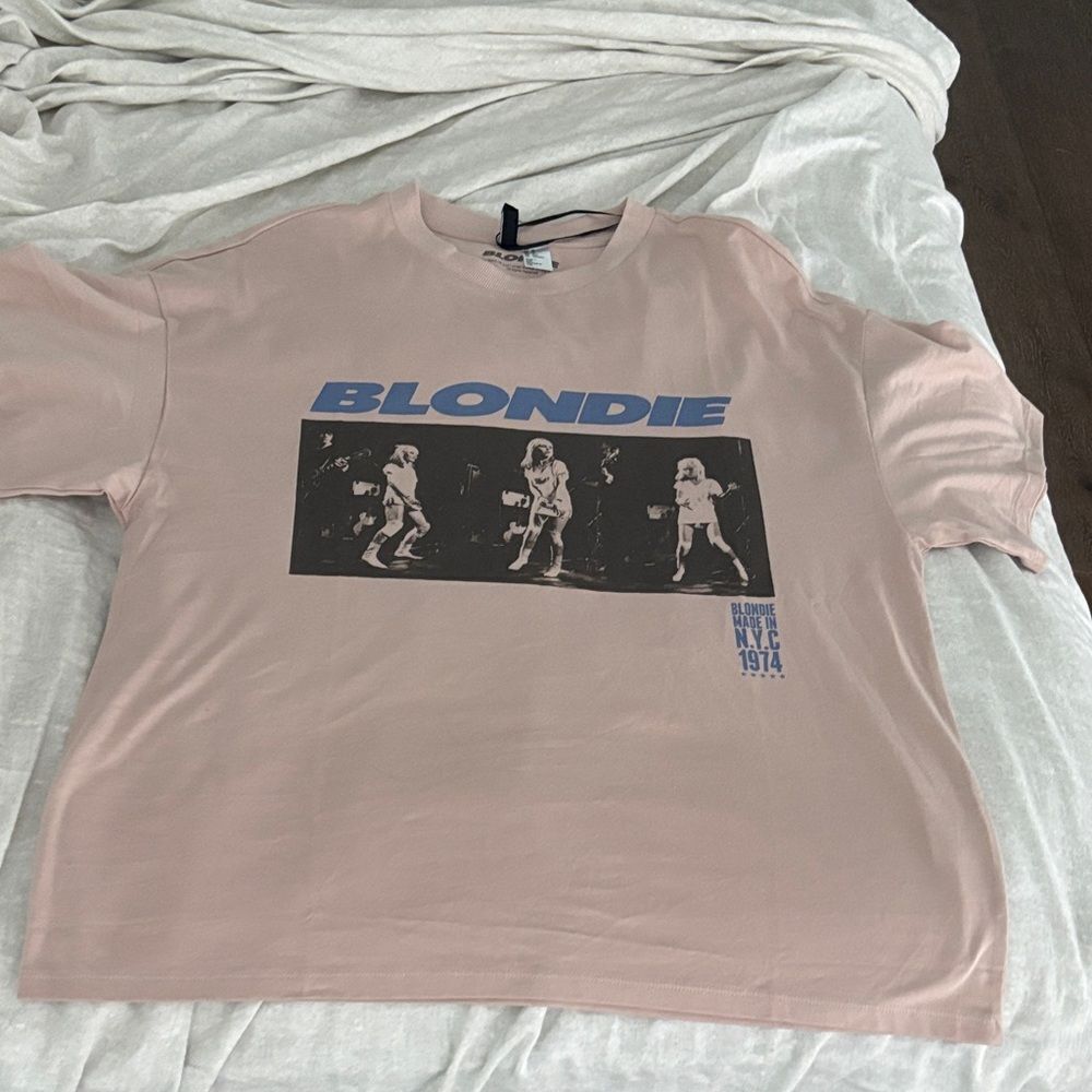 Blondie Graphic T-Shirt tan sz XS